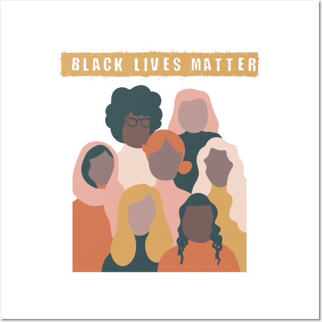 Black lives matter Wall Art by KMLdesign